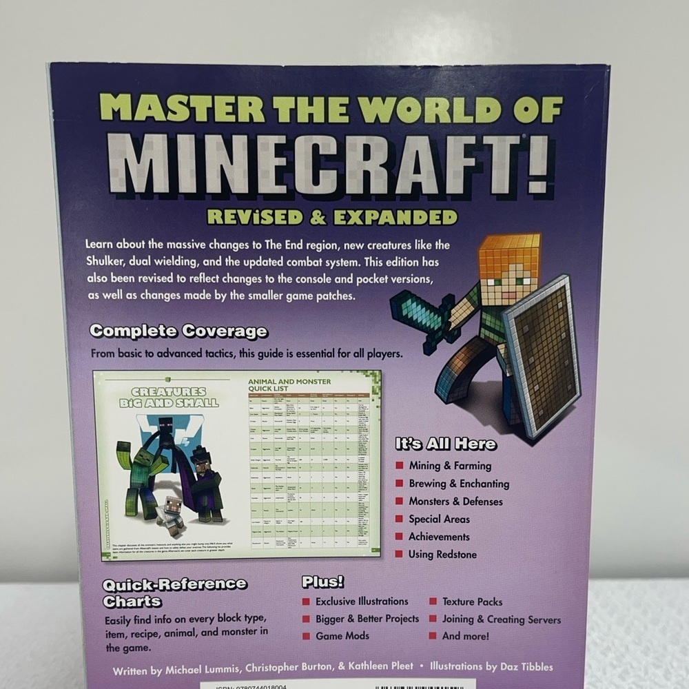 Dual Wield, Fly, Conquer! Mastering Minecraft: Third Edition Paperback Book - Picture 2 of 2